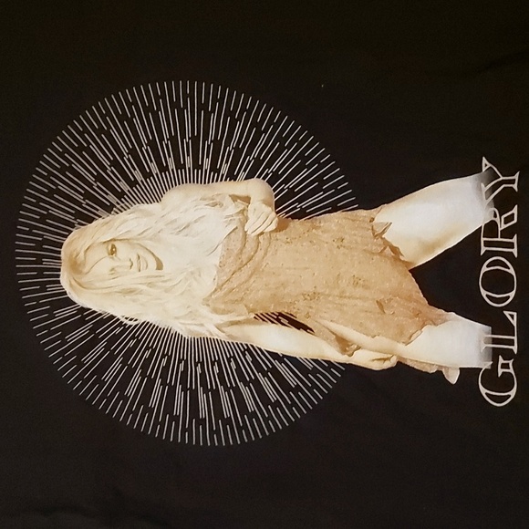 BNWT Britney Spears Glory Short Sleeve T-Shirt for Women in Black - Picture 2 of 4